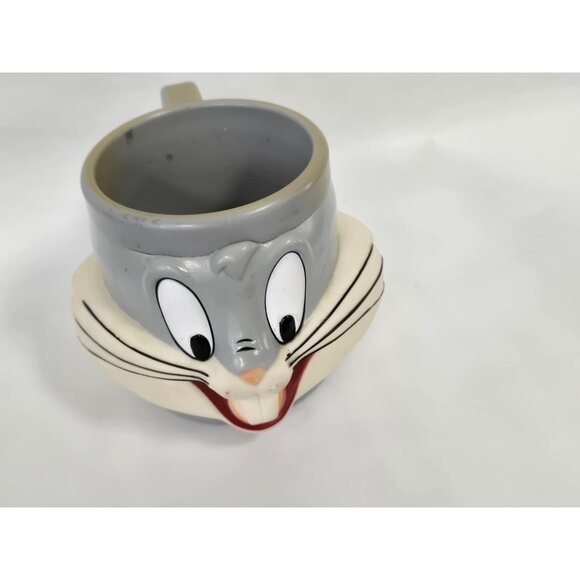Vintage Bugs Bunny Mug Warner Brother Classic Cartoon Character 1992 Collector - Picture 1 of 6